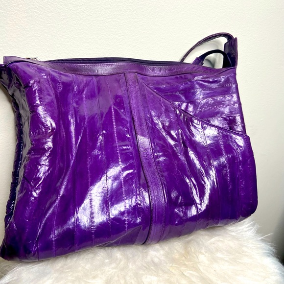 Vintage Handbags - 1980’s Eel skin purse